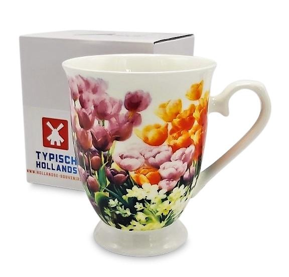 Stijlvolle thee en koffiemokken - Tulpen - voorjaar! Typisch Hollands.