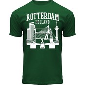 Typisch Hollands  T-Shirt Rotterdam - Holland - Groen