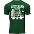 Typisch Hollands  T-Shirt Rotterdam - Holland - Groen