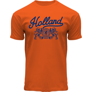 Holland fashion T-Shirt Holland - (lions) - Orange - Copy