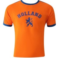 Holland fashion Orange Vintage T-Shirt Holland - (Löwe) - Kinder