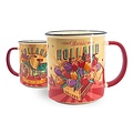 Typisch Hollands Large mug in gift box - Vintage Holland Tulips and Bicycle