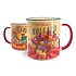 Matix Großer Becher in Geschenkbox – Vintage-Motiv: Tulpen und Fahrrad aus Holland