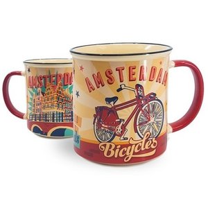 Matix Großer Becher in Geschenkbox - Vintage Amsterdam gelb