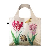 Typisch Hollands Foldable bag - Folding bag, Two tulips, shell and butterfly- Marrel