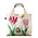 Typisch Hollands Opvouwbare tas - Vouwtas, Twee tulpen, schelp en vlinder- Marrel