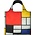 Typisch Hollands Foldable bag - Folding bag - Piet Mondrian