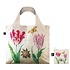 Typisch Hollands Faltbare Tasche - Falttasche, Zwei Tulpen, Muschel und Schmetterling - Marrel