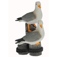 Typisch Hollands Seagulls set on poles 11cm