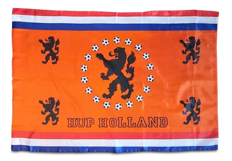Oranje artikelen-Typisch -Vlag Holland leeuw (70 x - Typisch Hollands.