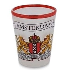 Typisch Hollands Shot glass - Amsterdam (City Coat of Arms)