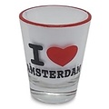 Typisch Hollands Schnapsglas - Ich liebe Amsterdam