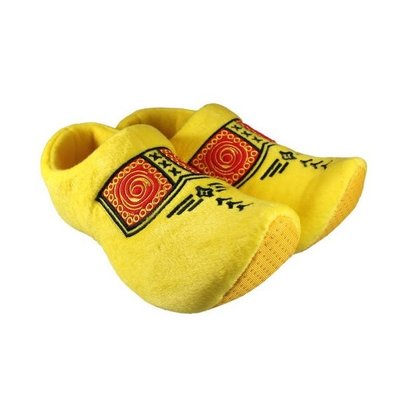 Nijhuis  Wooden shoe slippers Yellow Peacock
