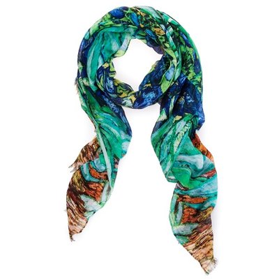 Robin Ruth Fashion Schal aus Ultra-Viskose – Vincent van Gogh – Iris