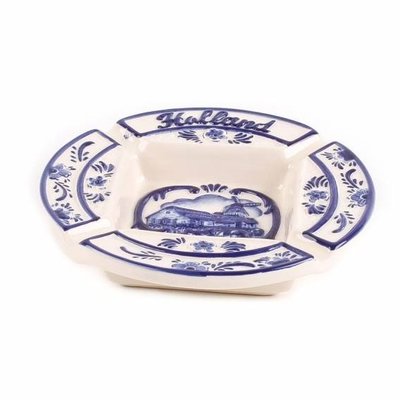 Matix Ashtray Holland - Delft Blue - Mill Landscape
