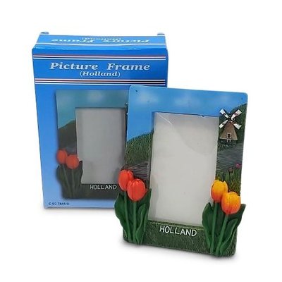 Typisch Hollands Photo frame Holland - Windmill & Tulips