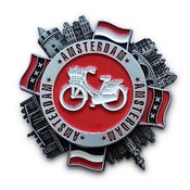 Typisch Hollands Spinner Magneet - Amsterdam & Holland vlaggen