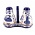 Typisch Hollands Salt and pepper shakers on a tray - Delft blue