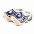 Typisch Hollands Pepper & salt clog pair of delft blue