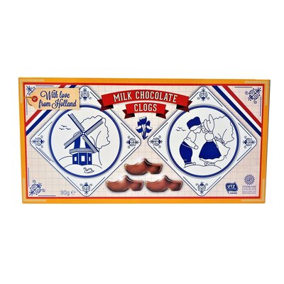 Typisch Hollands Schokoladenclogs – Geschenkbox aus Holland