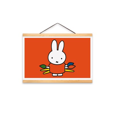 Nijntje (c) Miffy poster A3 size (29.7x42.0cm) - Miffy painter