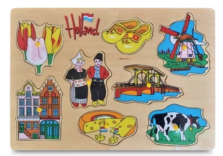 Kinderpuzzel | Puzzelplank | Holland | Kinder kado | Hollands - Typisch Hollands.