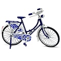 Typisch Hollands Miniaturfahrrad - 18 cm - Delfter Blau