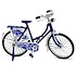 Typisch Hollands Miniatuurfiets - 18 cm - Delfts Blauw