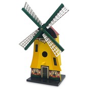 Typisch Hollands Birdhouse yellow - polder mill