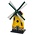 Typisch Hollands Birdhouse yellow - polder mill