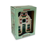 Typisch Hollands Vogelhaus grau Waterland Glockengiebel