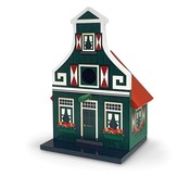 Typisch Hollands Vogelhuis groen Zaans huisje