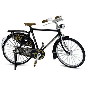 Matix Miniatuurfiets - 18 cm - Zwart - Amsterdam