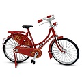 Typisch Hollands Miniatuurfiets - 18 cm - Rood - Neutraal