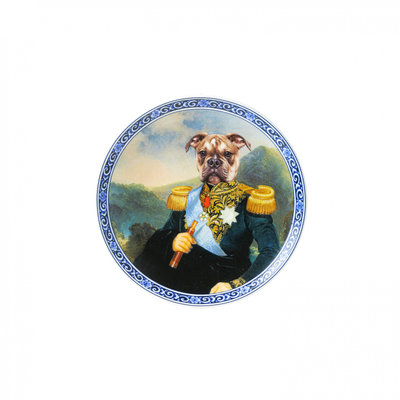 Heinen Delftware Plate Admiral bulldog Ø 15 cm