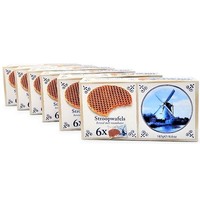 Stroopwafels (Typisch Hollands) 6 Boxen Stroopwafels 6x1 Packung 180 Gramm