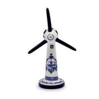 Typisch Hollands Windmühle modern - Delfter Blau - Groß (Windrad)