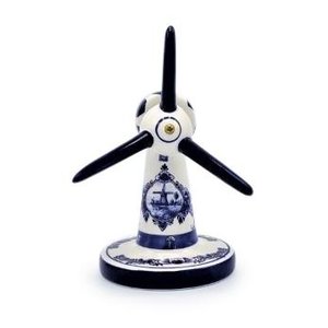 Typisch Hollands Windmill modern - Delft blue - small (wind turbine)