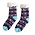 Holland sokken Fleece Comfort Socks - Facade Houses - Blue