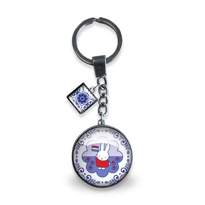 Nijntje (c) Miffy Souvenir-Schlüsselanhänger blau
