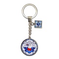 Nijntje (c) Miffy Souvenir-Schlüsselanhänger blau