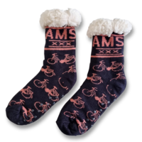 Holland sokken Fleece Comfortsokken - Fietsen - Blauw -roze