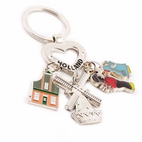 Matix Sleutelhanger met 3 Holland bedels