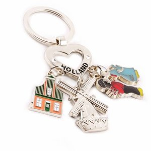 Matix Sleutelhanger met 3 Holland bedels