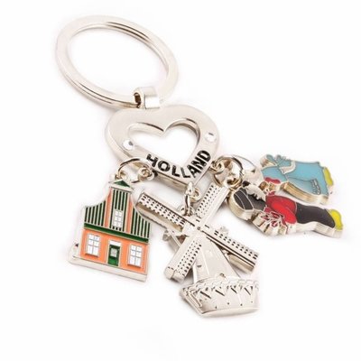 Matix Sleutelhanger met 3 Holland bedels