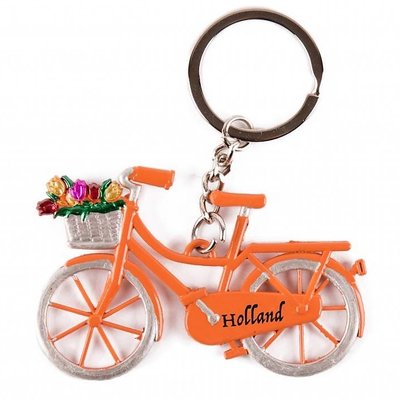 Matix Sleutelhanger Fiets - Oranje - Holland