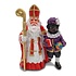 Typisch Hollands Sinterklaas and the Head Piet standing.