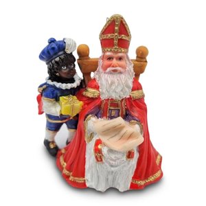 Typisch Hollands Sint and Piet on a home visit