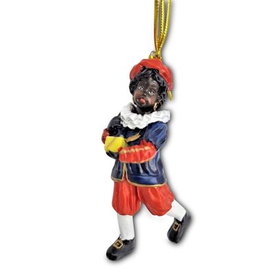 Typisch Hollands Piet met cadeau in de hand