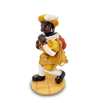 Typisch Hollands Zwarte Piet mit Geschenktüte